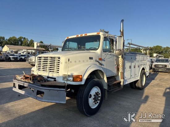 (Conway, AR) 1995 International 4900 Service Truck Runs & Moves (EXEMPT from Odometer Disclosure)