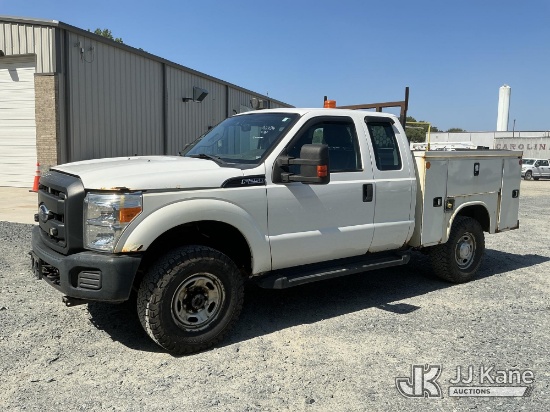 (China Grove, NC) 2016 Ford F250 SD 4X4 Extended-Cab Service Truck Runs & Moves) (Corrosion