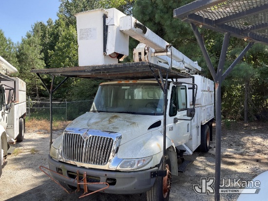 (Chester, VA) HiRanger XT-55, Over-Center Bucket Truck mounted behind cab on 2008 International 4300