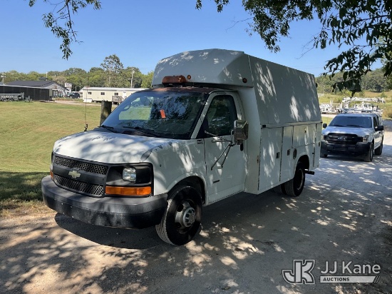 (Kodak, TN) 2007 Chevrolet Express G3500 Cutaway Enclosed Service Van Runs & Moves