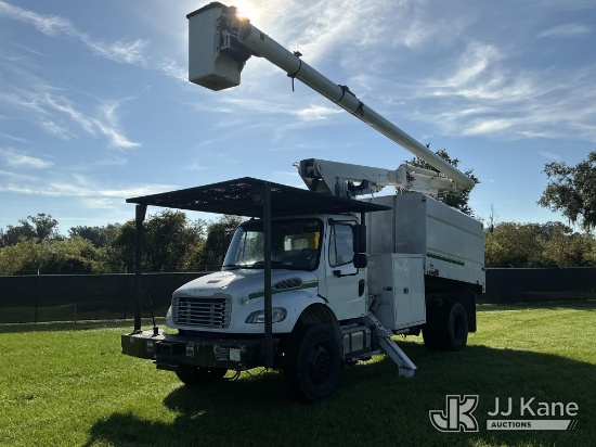 (Tampa, FL) Altec LR7-58, Over-Center Bucket Truck mounted behind cab on 2017 Freightliner M2 106 Ch