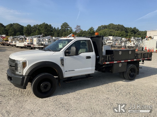 (Chester, VA) 2019 Ford F450 Flatbed Truck Runs & Moves