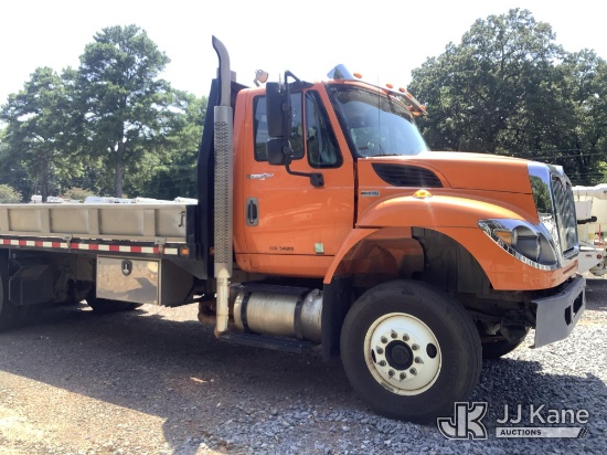 (Graysville, AL) 2013 International 7400 Flatbed Truck Not Running, Condition Unknown