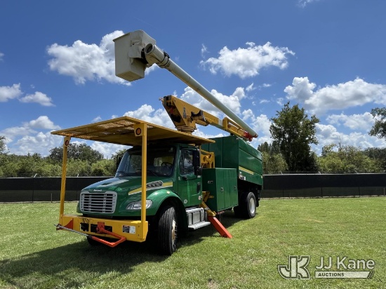 (Tampa, FL) Altec LR7-60E70, Over-Center Elevator Bucket Truck mounted on 2019 Freightliner M2 Chipp