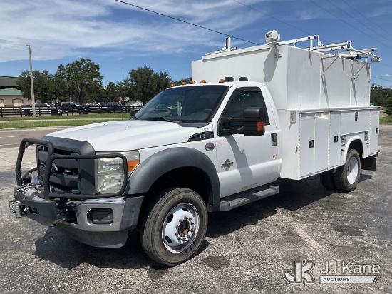 (Ocala, FL) 2016 Ford F-550 Enclosed High-Top Service Truck Duke Unit) (Runs & Moves