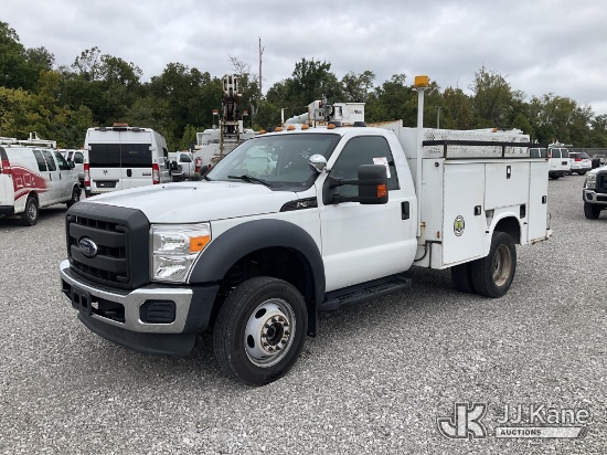 (Verona, KY) 2015 Ford F450 4x4 Service Truck Duke Unit) (Runs & Moves) (Corrosion