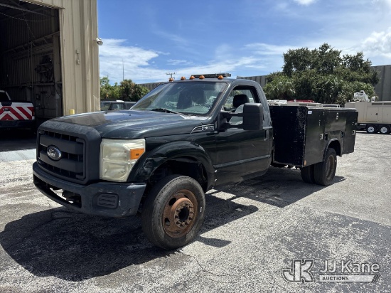 (West Palm Beach, FL) 2015 Ford F-450 SD Service Truck Runs & Moves) (Engine Performance Concerns, D