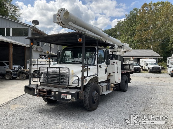 (Hanover, WV) Altec LR760E70RM, Over-Center Elevator Bucket Truck rear mounted on 2015 Freightliner