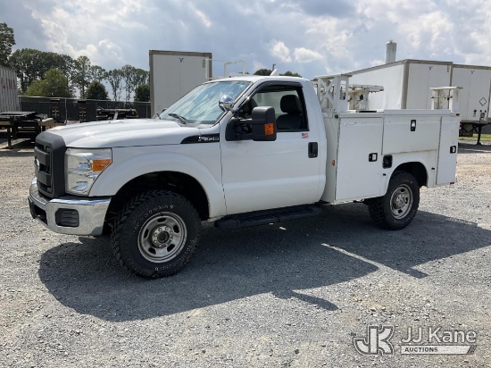 (China Grove, NC) 2016 Ford F350 4x4 Service Truck Duke Unit) (Runs & Moves
