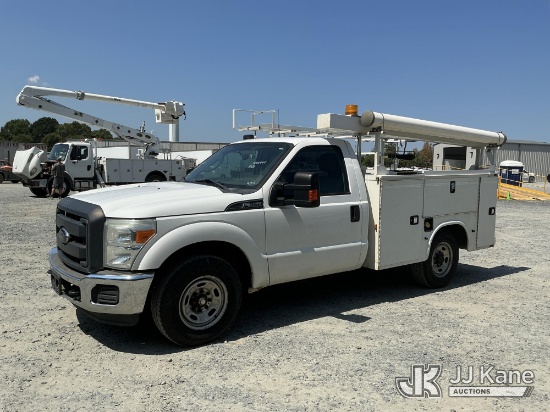 (China Grove, NC) 2015 Ford F350 Service Truck Duke Unit) (Runs & Moves
