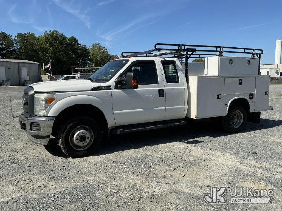 (China Grove, NC) 2015 Ford F350 4x4 Extended-Cab Service Truck Runs & Moves