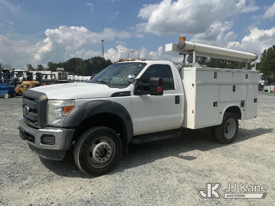 (China Grove, NC) 2015 Ford F-450 4X4 Service Truck Duke Unit) (Runs & Moves