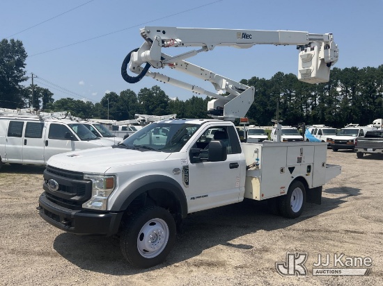 (Florence, SC) Altec AT40G, Articulating & Telescopic Bucket Truck mounted behind cab on 2021 Ford F