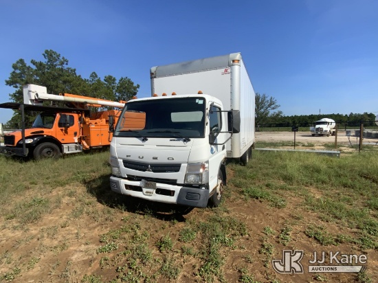 (Blackshear, GA) 2013 Mitsubishi Fuso FE Van Body Truck Runs & Moves) (Dash Warning Indicators On, C