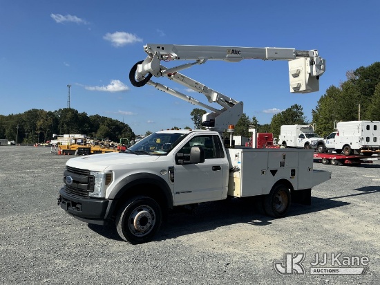 (China Grove, NC) Altec AT40G, Articulating & Telescopic Bucket Truck mounted behind cab on 2019 For
