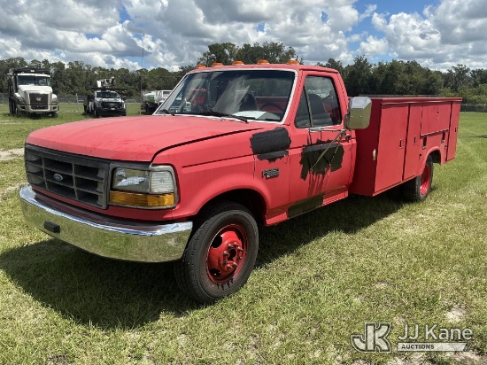 (Tampa, FL) 1997 Ford F-350 Service Truck Runs, Does Not Move, Condition Unknown) (Engine Performanc