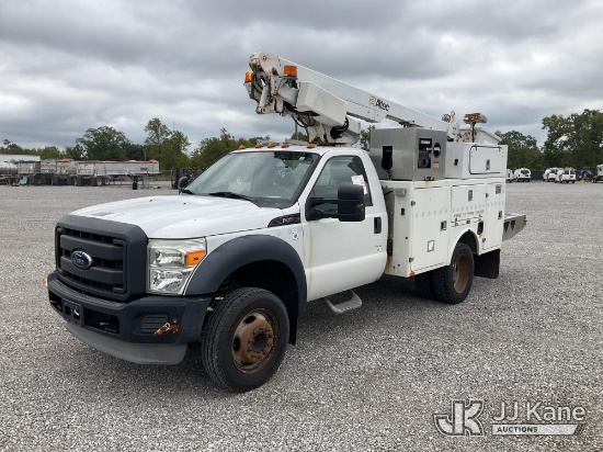 (Verona, KY) Altec AT200A, Telescopic Non-Insulated Bucket Truck mounted behind cab on 2012 Ford F-4