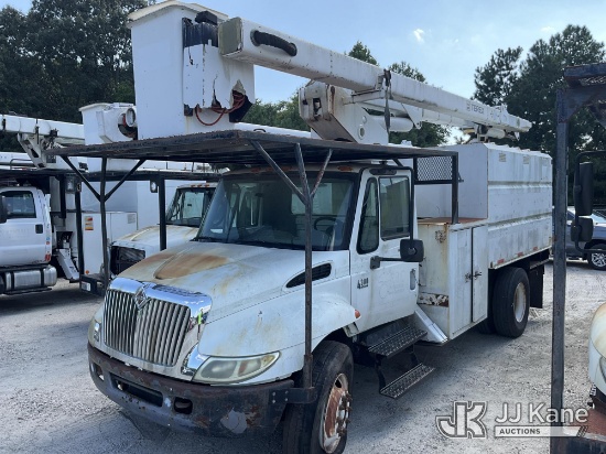 (Chester, VA) HiRanger XT55, Over-Center Bucket Truck mounted behind cab on 2006 International 4300