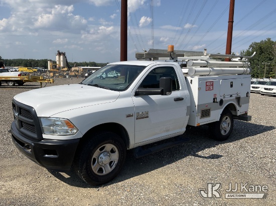 (Chester, VA) 2017 RAM 3500 Enclosed Service Truck Runs & Moves) (Engine Ticking See Video
