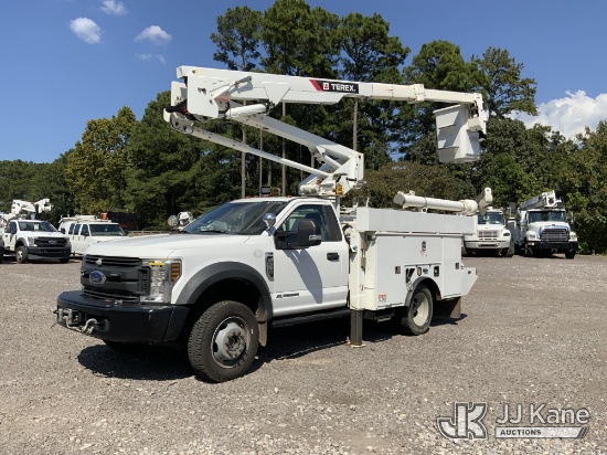 (Graysville, AL) HiRanger LT40, Articulating & Telescopic Bucket Truck mounted behind cab on 2018 Fo