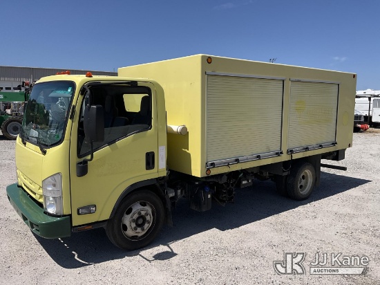 (Chester, VA) 2017 Isuzu NQR Spray Truck Runs & Moves) (Dash Warning Indicator On