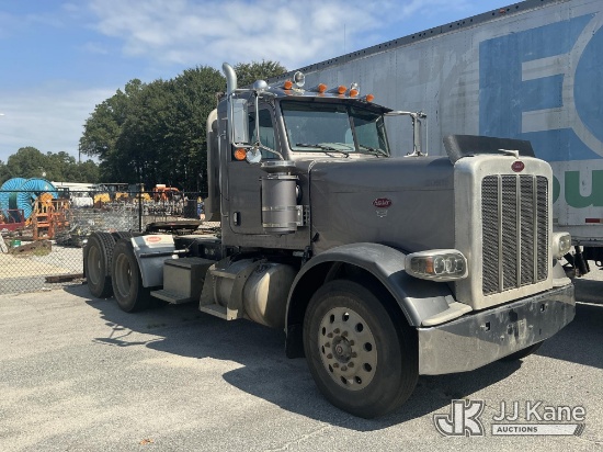 (Gilbert, SC) 2011 Peterbilt 388 Truck Tractor Not Running, Hole in Engine Block, Condition Unknown,