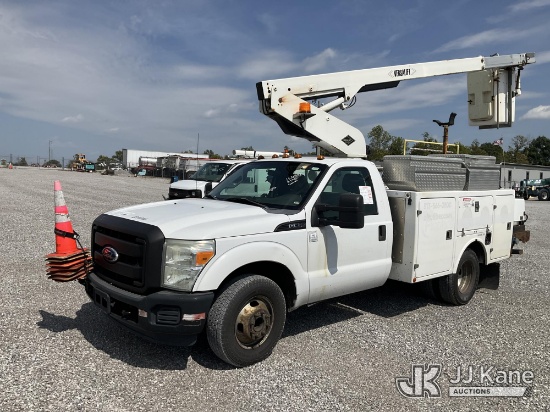 (Verona, KY) Versalift -, Telescopic Non-Insulated Bucket Truck mounted behind cab on 2011 Ford F-35