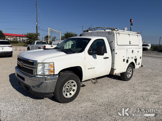 (Villa Rica, GA) 2012 Chevrolet Silverado 2500HD Enclosed Service Truck Runs & Moves) (Dash Warning
