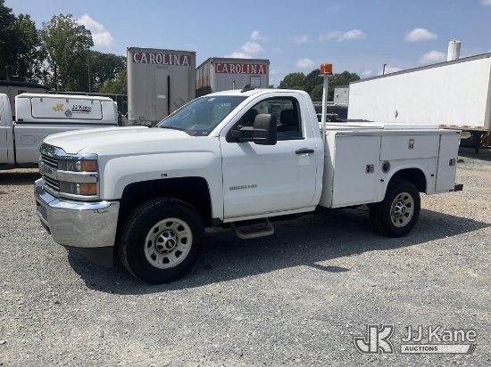(China Grove, NC) 2016 Chevrolet Silverado 3500HD Service Truck Runs & Moves