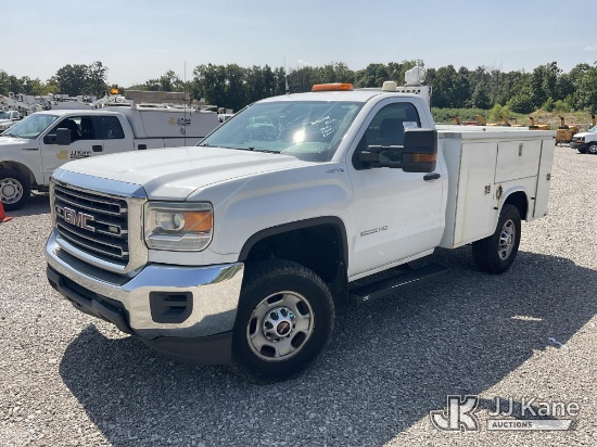 (Verona, KY) 2016 GMC Sierra 2500HD 4x4 Service Truck Runs & Moves) (Seller States: Transmission Iss
