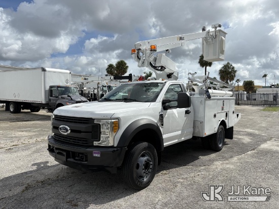 (Miami, FL) Altec AT200A, Telescopic Insulated Bucket Truck mounted behind cab on 2017 Ford F-450 SD