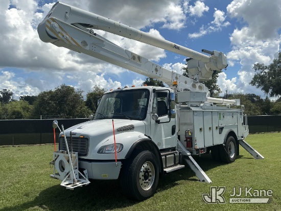(Tampa, FL) Altec AN55E, Material Handling Bucket Truck rear mounted on 2017 Freightliner M2 106 Uti