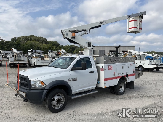 (Chester, VA) Versalift TEL29NE03, Telescopic Insulated Bucket Truck mounted behind cab on 2013 RAM