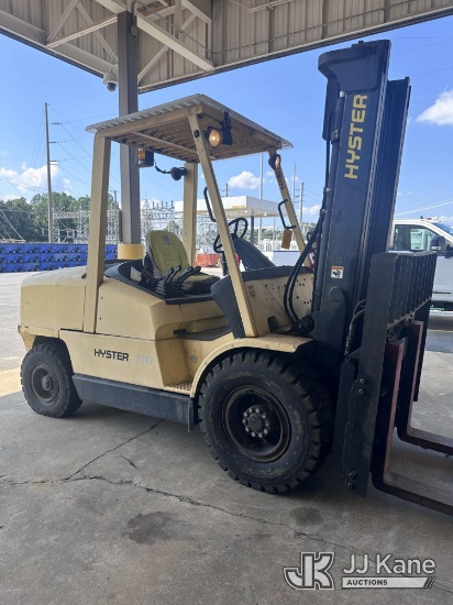(Milton, FL) 2005 Hyster H110XL Pneumatic Tired Forklift Runs, Moves & Operates
