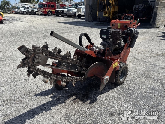 (West Palm Beach, FL) 2021 Ditch Witch C14 Trencher, Selling With Trailer, Item 1637829(Equipment &