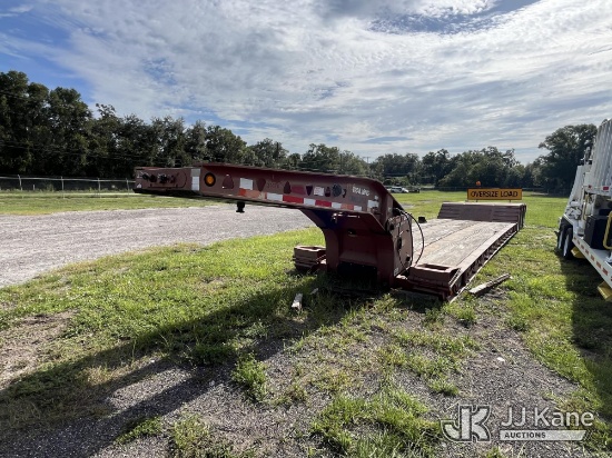 (Tampa, FL) 2012 Trail King Tri-Axle Detachable Lowboy Trailer Runs & Operates) (FL Residents Purcha