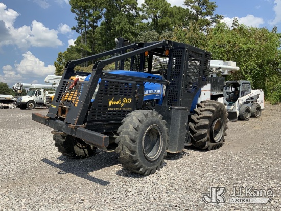 (Graysville, AL) 2022 New Holland TS6120 Rubber Tired Utility Tractor Not Running, No Key, Condition