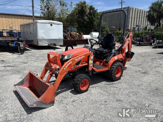 (West Palm Beach, FL) 2022 Kubota BX23S 4x4 Mini Tractor Loader Backhoe Runs, Moves, & Operates