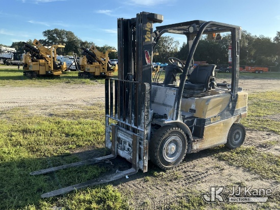 (Tampa, FL) 2014 Yale GLP050 Solid Tired Forklift Not Running, Condition Unknown