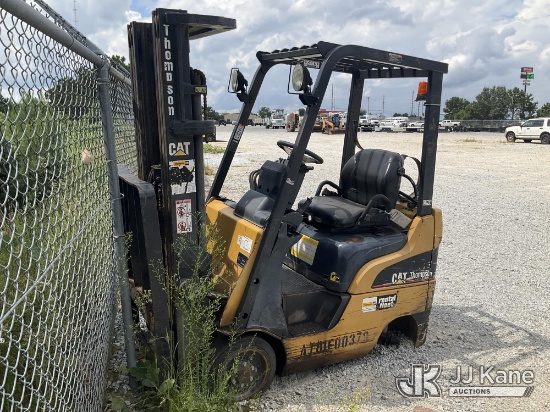 (Villa Rica, GA) Caterpillar C3000 Cushion Tired Forklift Not Running, Condition Unknown