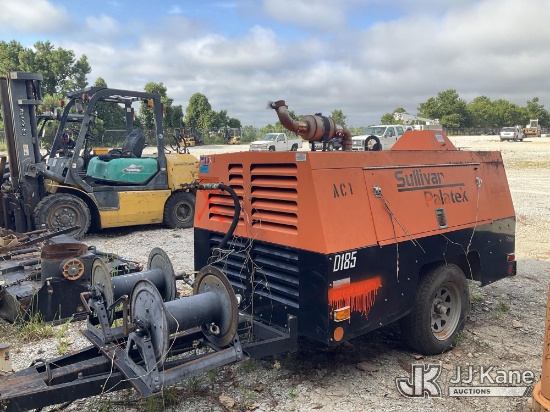 (Villa Rica, GA) 2018 Sullivan-Palatek D185U7JD Portable Air Compressor, trailer mtd. Non-Titled) (N
