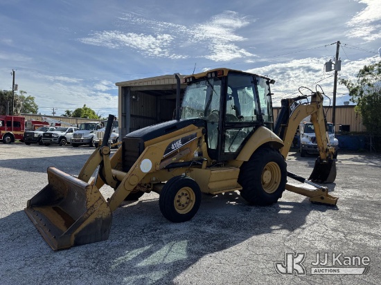 (West Palm Beach, FL) 2006 Caterpillar 416E Tractor Loader Backhoe Runs, Moves & Operates