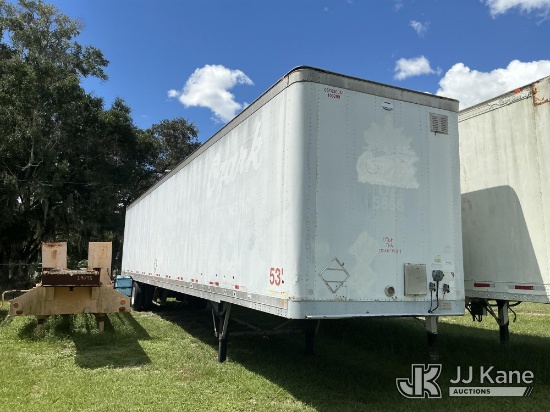 (Tampa, FL) 2005 Lufkin Van Body Trailer FL Residents Purchasing Titled Items - tax, title & registr