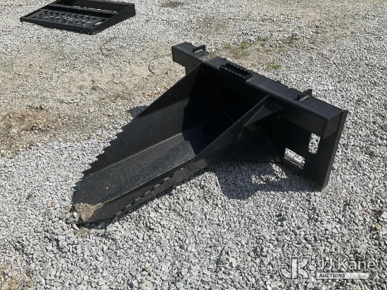 (Villa Rica, GA) Skid Steer Spade Bucket (New/Unused) NOTE: This unit is being sold AS IS/WHERE IS v