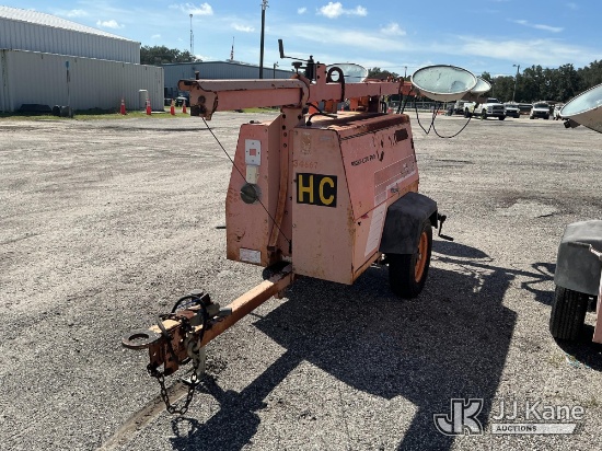 (Tampa, FL) 2001 Allmand Portable Light Tower Non Titled-Registration Only) (Not Running, Condition
