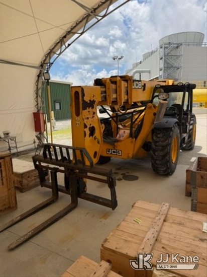 (Orlando, FL) 2014 JCB 510-56 Rough Terrain Hydraulic Telescopic Forklift Seller States: Runs, Moves