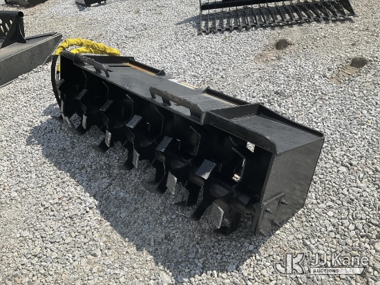 (Villa Rica, GA) 72 In Skid Steer Rotary Tiller (New/Unused) NOTE: This unit is being sold AS IS/WHE