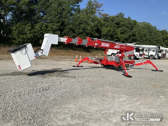 (Chester, VA) 2023 Teupen LEO86SIC Compact Telescopic Crawler Platform Lift Demo Unit) (Runs, Moves