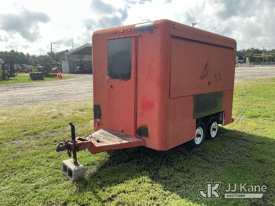 (Tampa, FL) 1982 Enclosed Trailer Non Titled-REGISTRATION ONLY)(Corrosion)(FL Residents Purchasing T