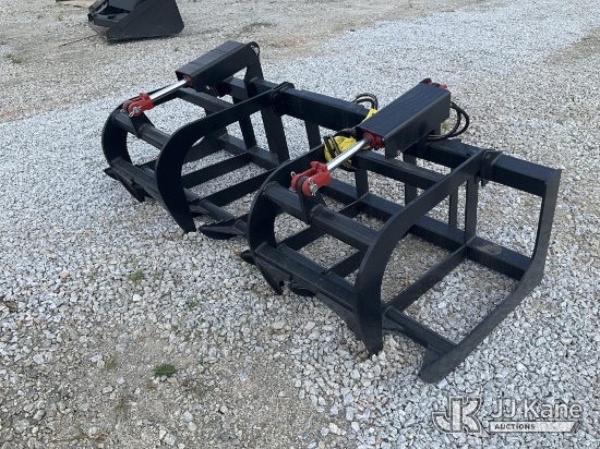 (Villa Rica, GA) 78 In Skid Steer Brush Grapple (New/Unused) NOTE: This unit is being sold AS IS/WHE